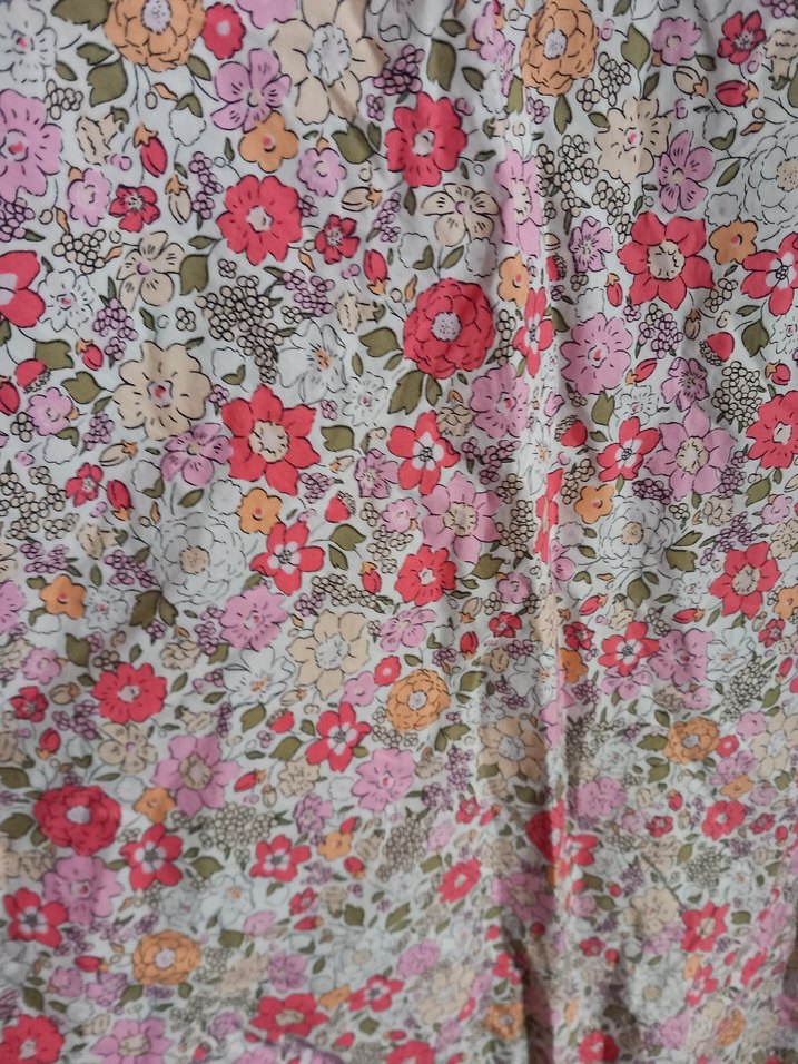 Pembe Desenli midi elbise - Görsel 3