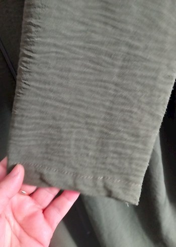 Düğmeli Uzun ayrobin - Görsel 4