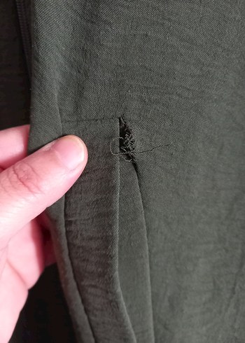 Düğmeli Uzun ayrobin - Görsel 5