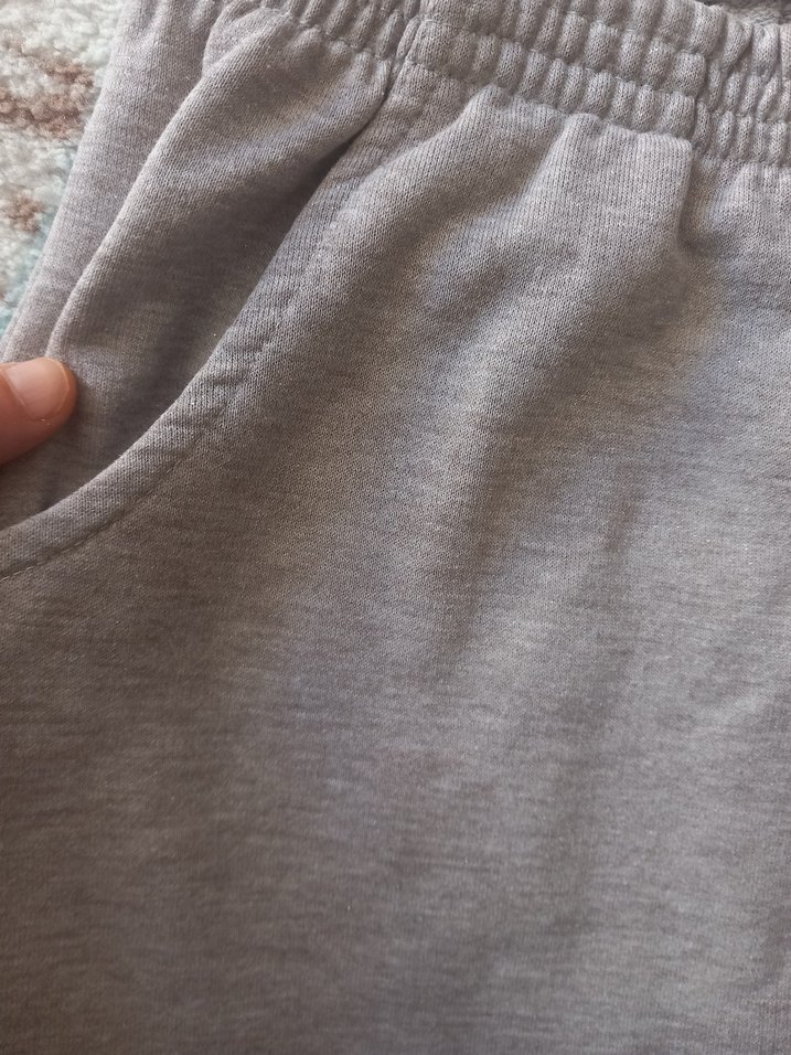 Gri Kadın Rahat Kesim Eşofman Altı - Görsel 4