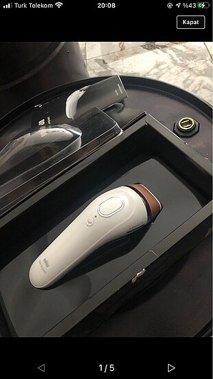 Braun lazer epilasyon cihazı