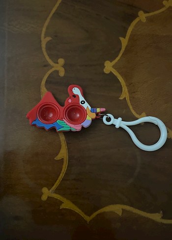 Renkli Papağan Figürlü Pop It Anahtarlık - Görsel 5