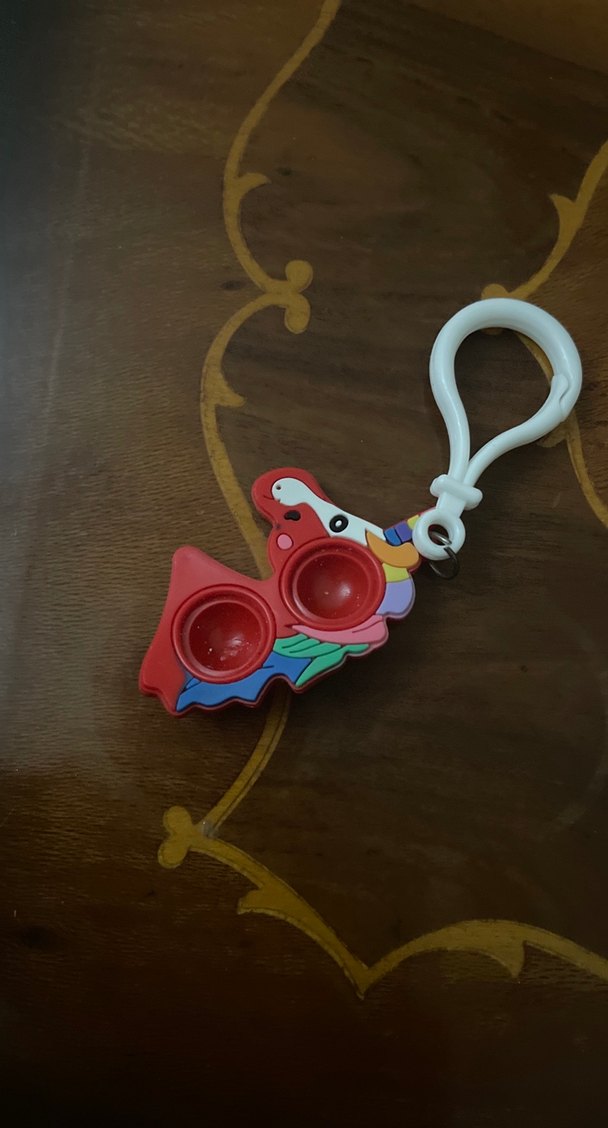 Renkli Papağan Figürlü Pop It Anahtarlık - Görsel 4