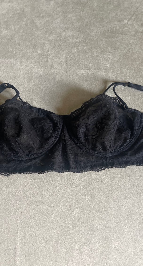 OXOX MARKA Siyah Gotik Midi Sütyen L BEDEN - Görsel 4