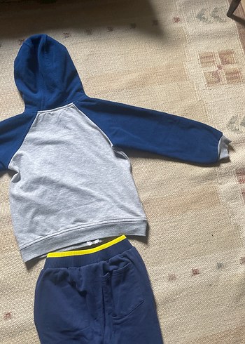 Kapüşonlu Fermuarlı Erkek Bebek Takımı 5-6 YAŞ - Görsel 13