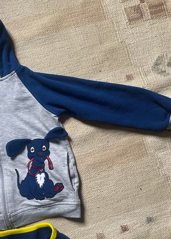 Kapüşonlu Fermuarlı Erkek Bebek Takımı 5-6 YAŞ - Görsel 9