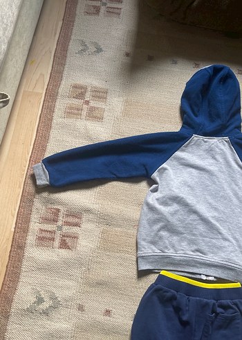 Kapüşonlu Fermuarlı Erkek Bebek Takımı 5-6 YAŞ - Görsel 12