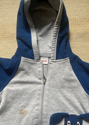 Kapüşonlu Fermuarlı Erkek Bebek Takımı 5-6 YAŞ - Görsel 3