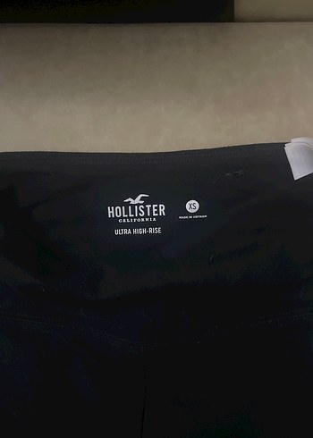 HOLLISTER XS BEDEN YENİ Siyah Baskılı Kadın Tayt - Görsel 6