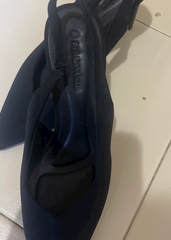 STRATİVARİUS 38 Siyah Tokalı Stiletto Kadın Topuklu Ayakkabı - Görsel 9