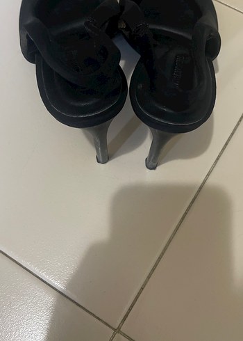 STRATİVARİUS 38 Siyah Tokalı Stiletto Kadın Topuklu Ayakkabı - Görsel 15