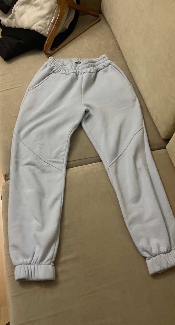 Gri Kadın Rahat Kesim Eşofman Altı S Beden - Görsel 4