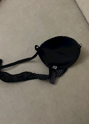 Siyah Puantiyeli Gotik Sütyen 75 A - Görsel 9