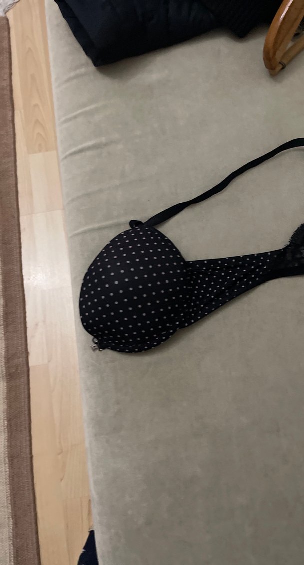 Siyah Puantiyeli Gotik Sütyen 75 A - Görsel 2