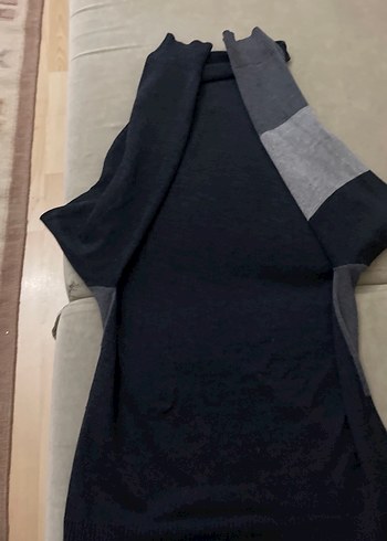 Gri Balıkçı Yaka Kadın Triko M Beden - Görsel 8