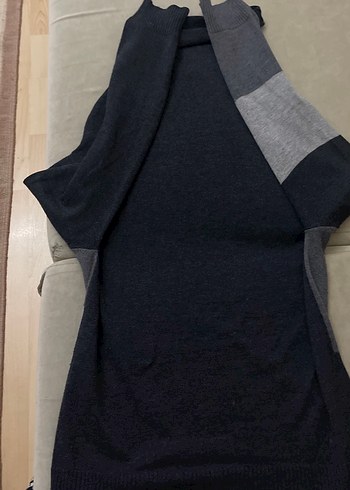 Gri Balıkçı Yaka Kadın Triko M Beden - Görsel 9