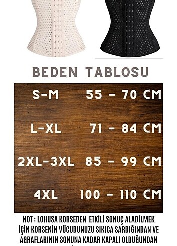 Lohusa korse S/M