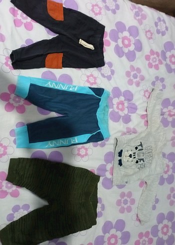 9-12 Ay Beden Erkek Çocuk Kapüşonlu Sweatshirt ve Erkek alt pantolon