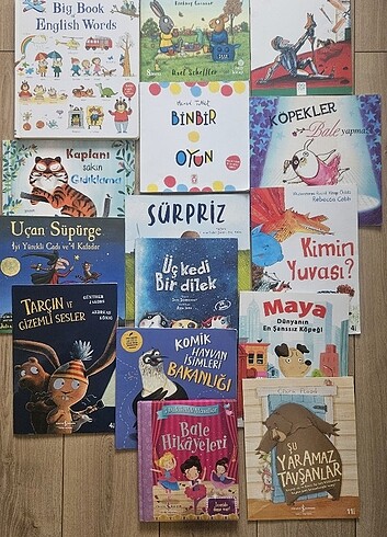 15 adet nitelikli kitap