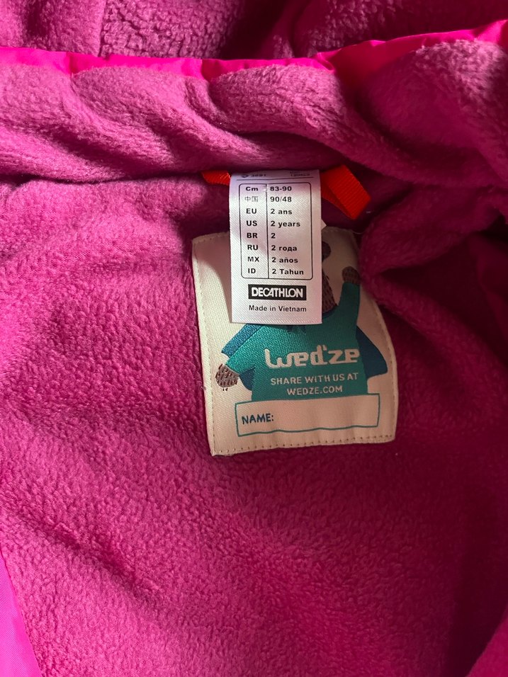 Kız çocuk kayak kar Tulumu - Görsel 2