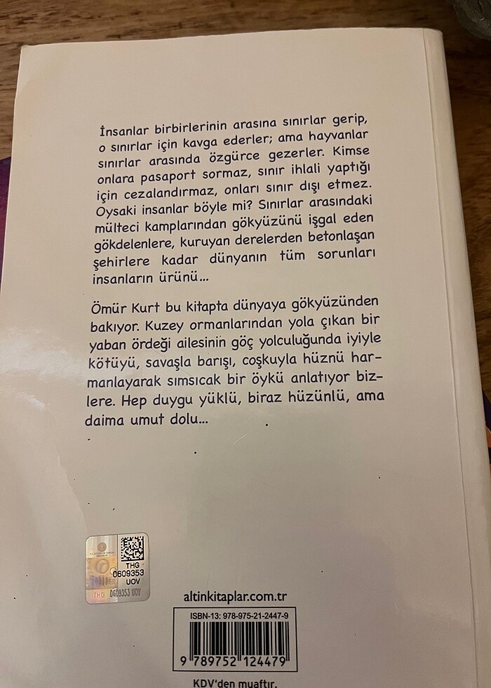 Çocuk kitabı yaban ördeği ailesinin göç yolculuğu yazar ömür kur - Görsel 2