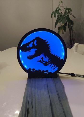 Mavi Dinozor Silüeti Aksiyon Figürü - Görsel 7