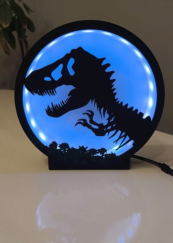 Mavi Dinozor Silüeti Aksiyon Figürü - Görsel 6