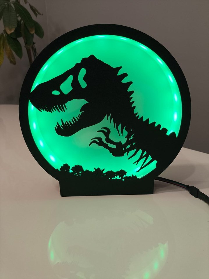 Mavi Dinozor Silüeti Aksiyon Figürü - Görsel 5