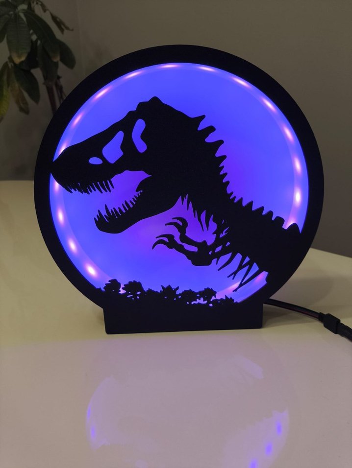 Mavi Dinozor Silüeti Aksiyon Figürü - Görsel 2