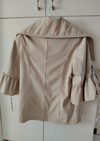 Düğmeli Mini trenchkot - Görsel 4