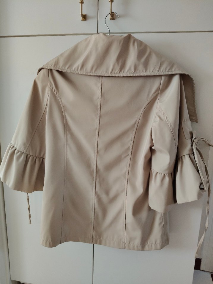 Düğmeli Mini trenchkot - Görsel 4