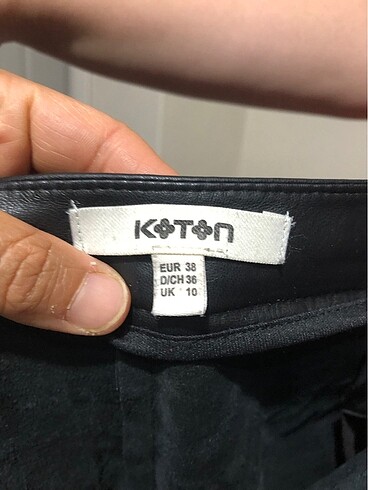 m Beden Kadın deri pantolon