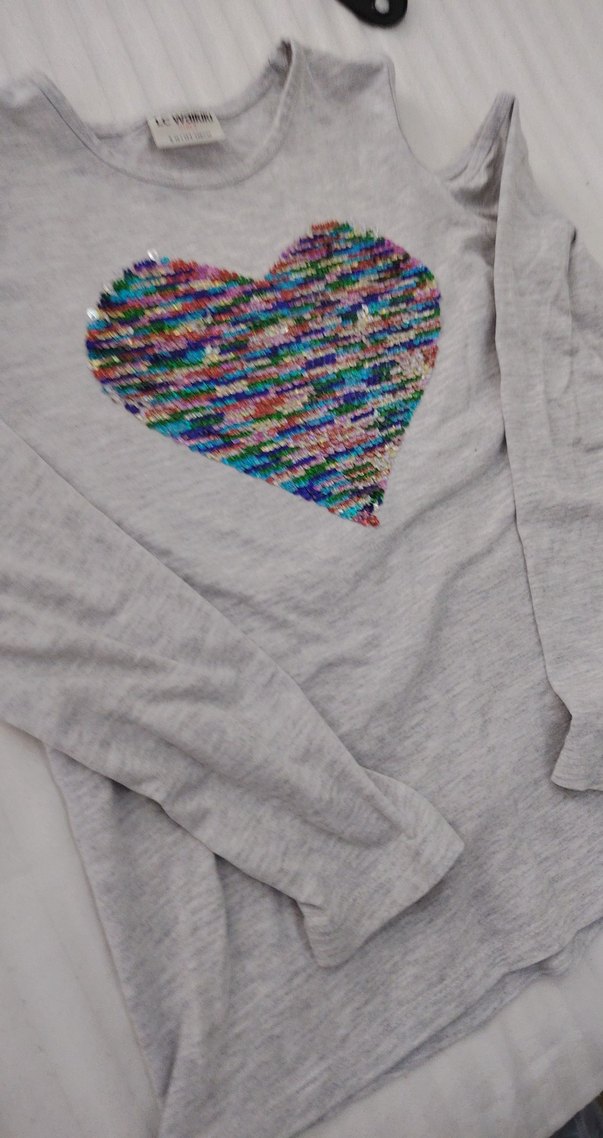 Kız çocuk uzunkollu tişört - Görsel 4