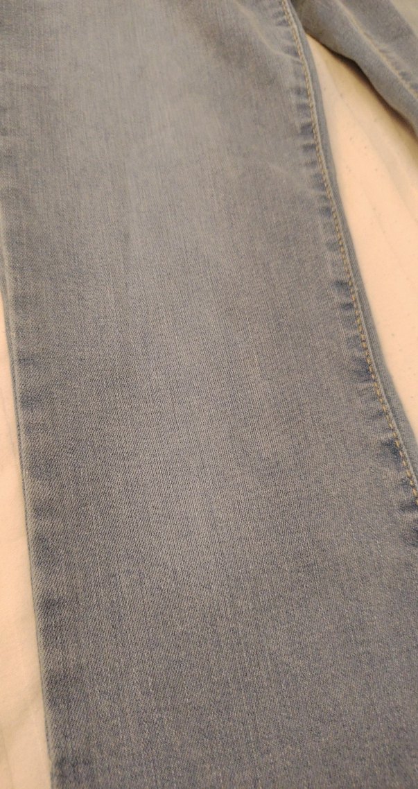 Kız çocuk Açık Mavi Denim Normal Paça Jean - Görsel 3