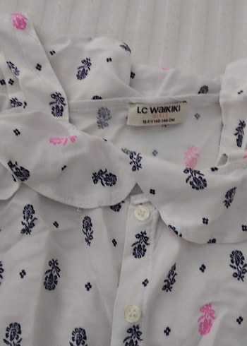 Baskılı, Pamuklu, Düğmeli Bohem Bluz kız çocuk - Görsel 3