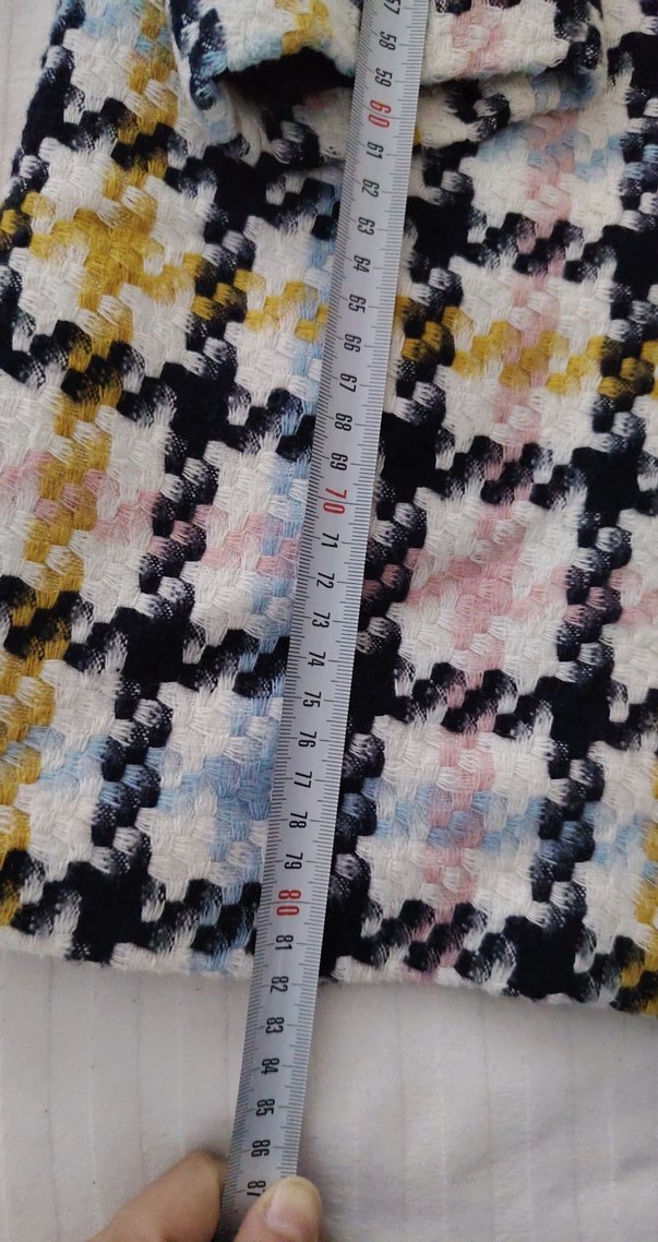 Pastel Renkli Midi Kadın Ceket - Görsel 4