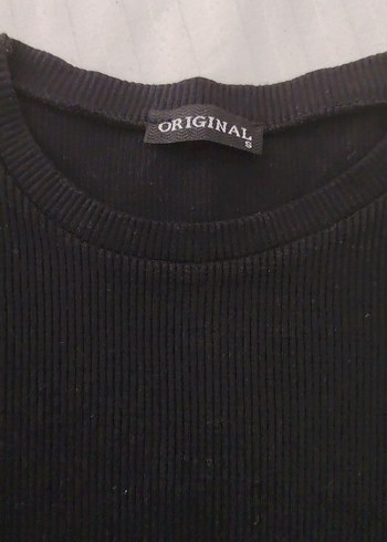 Kız Çocuk Siyah Kısa Kollu Esnek Tişört - Görsel 4