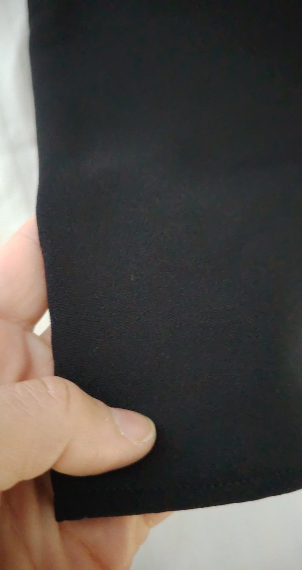 Siyah Midi Kumaş Kadın Pantolon - Görsel 4