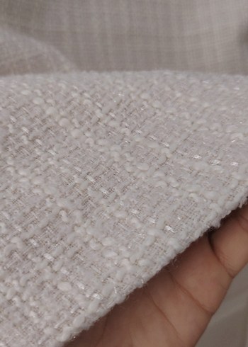 Düğmeli Keten Beyaz Midi Yelek - Görsel 8