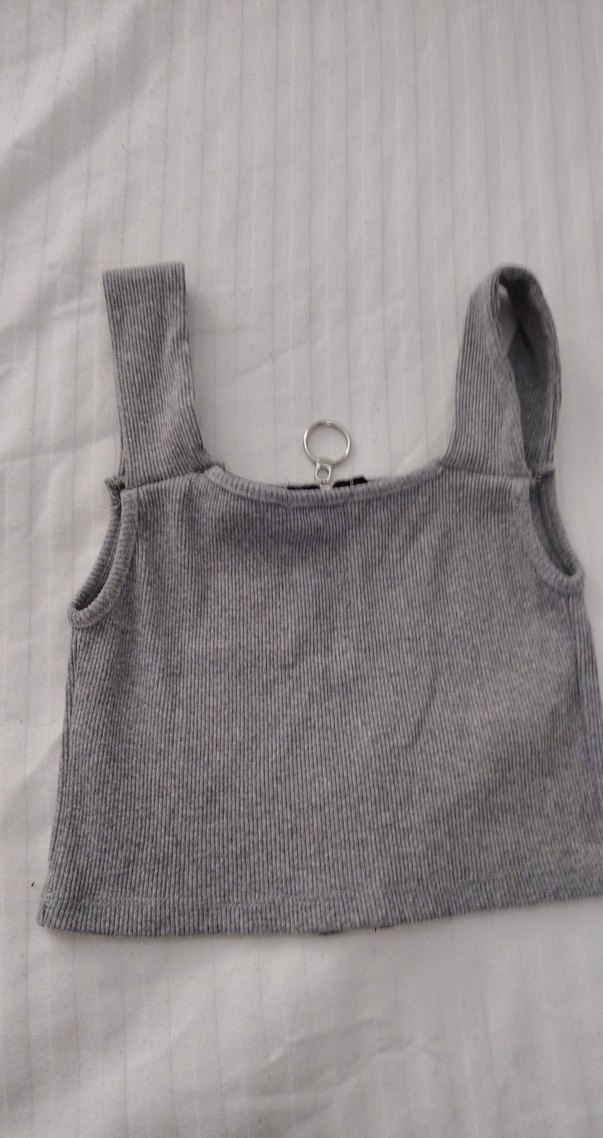 Fermuarlı Gri Kadın Triko Süveter bluz - Görsel 3