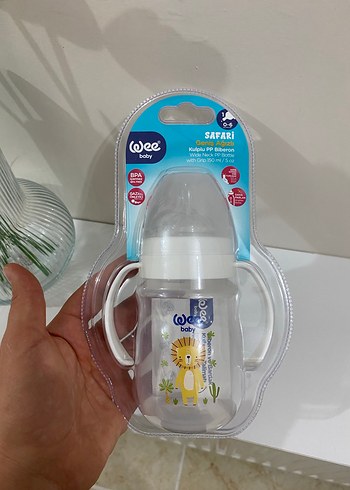 Wee Baby Safari Desenli Renkli Bebek Biberonu - Görsel 2