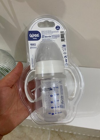 Wee Baby Safari Desenli Renkli Bebek Biberonu - Görsel 3