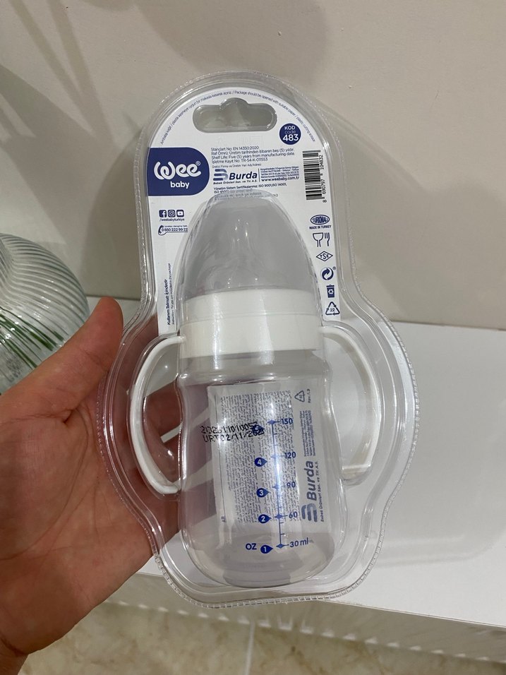 Wee Baby Safari Desenli Renkli Bebek Biberonu - Görsel 3