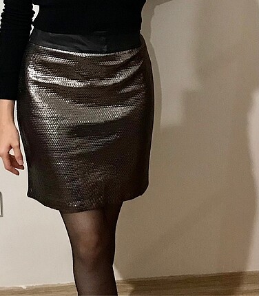 Mango 36 Beden Pullu Etek