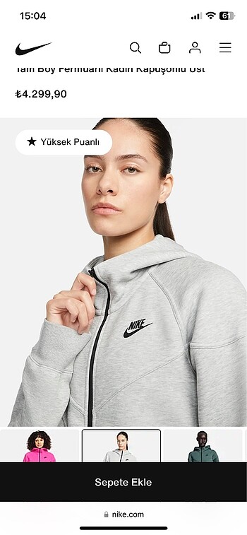 s Beden Nike tech fleece Windrunner hırka