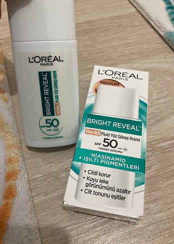 Loreal Paris L'Oréal Bright Reveal Renkli Güneş Kremi SPF 50