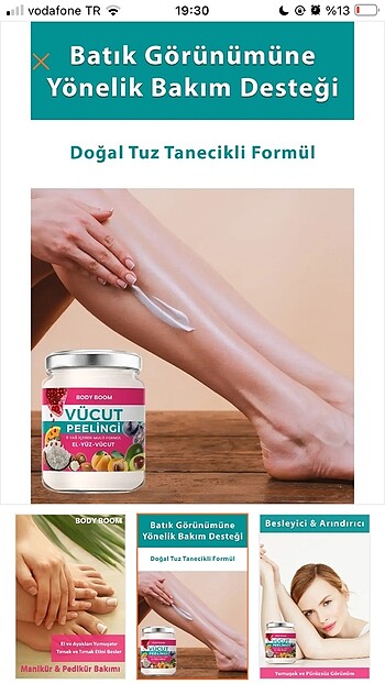 Beden Renk Procsin peeling