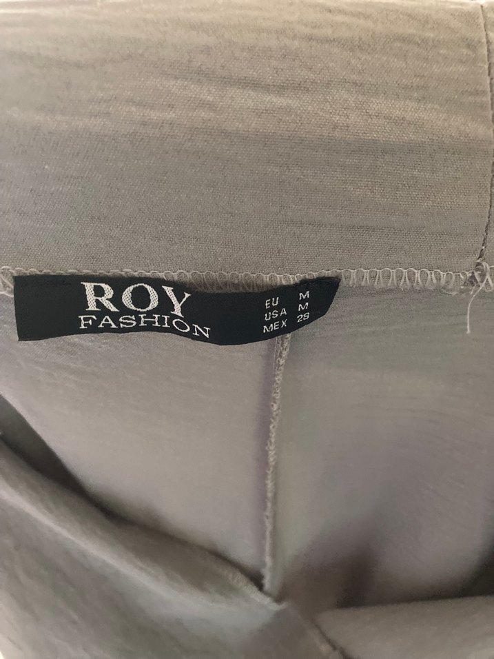 Gri V Yaka Salaş Hamile Tulum - Görsel 2