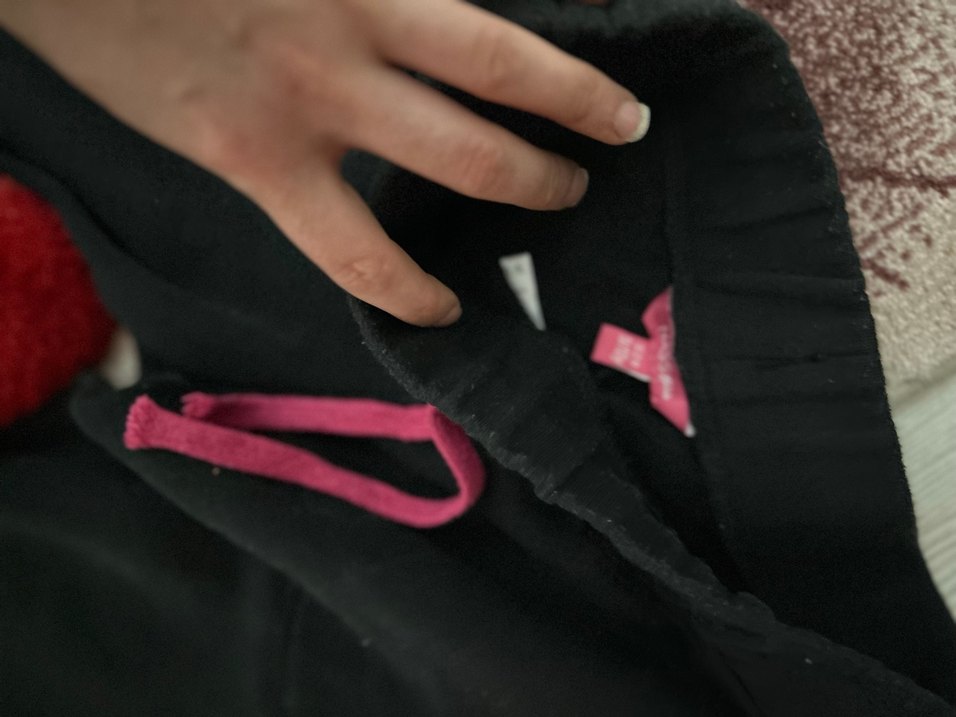 Kadın Siyah Baskılı Spor Tayt - Görsel 4