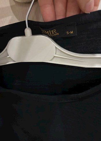 Uzun Kollu Siyah Hamile Tunik - Görsel 3